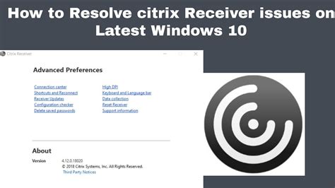 unable to detect citrix receiver.